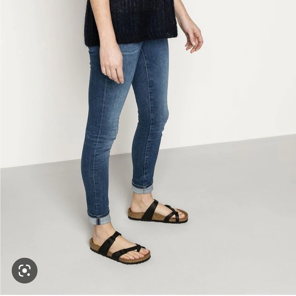Birkenstock Shoes - Birkenstock Mayari Footbed black narrow Sandal minimal summer comfortable
